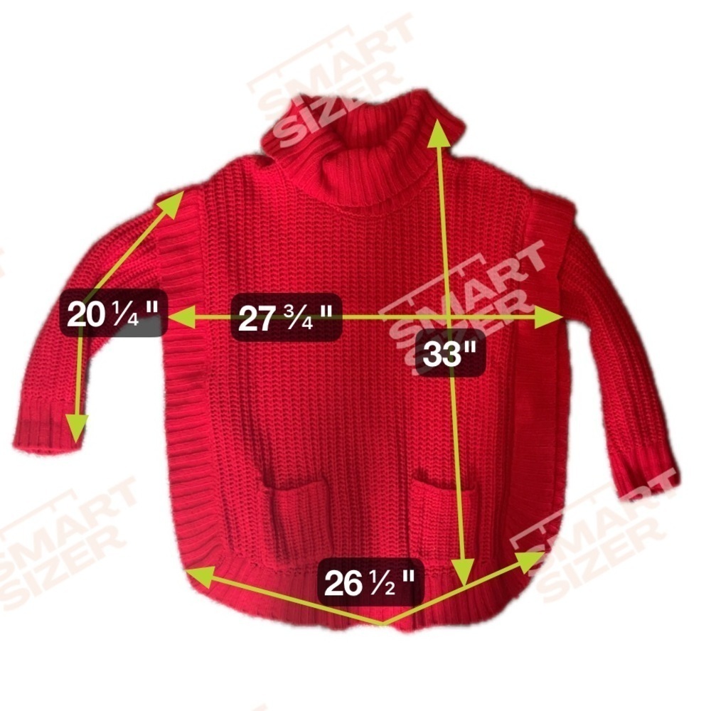 NEW DIRECTIONS Turtle neck sweater pullover, XL, Red, warm comfortable and cozy - Picture 7 of 7